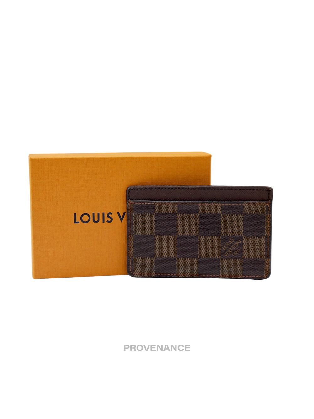 🔴 Louis Vuitton Card Holder Wallet - Damier Ebene